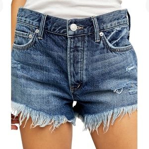 Free People jean shorts